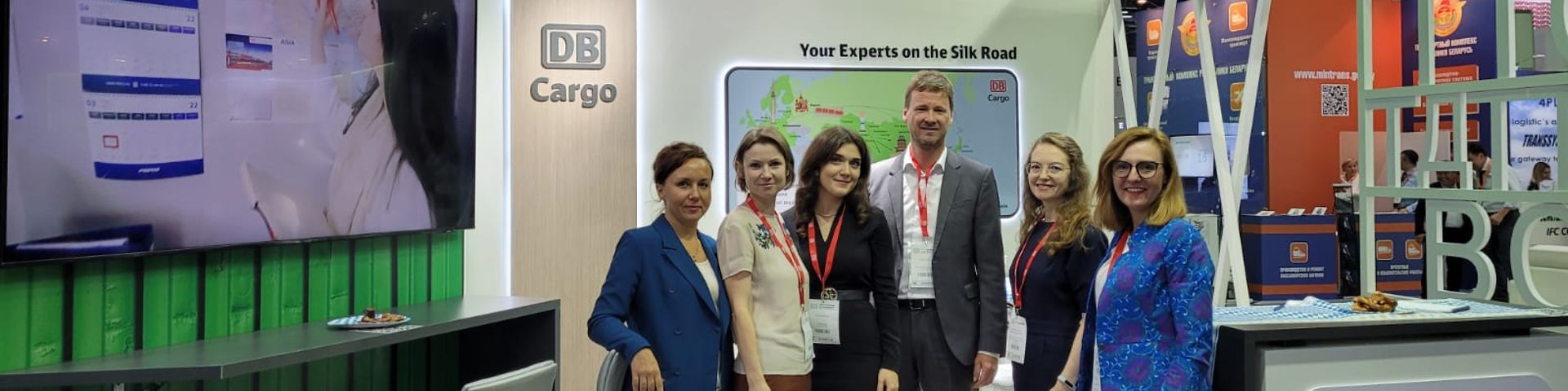 DB Cargo Team (ltr) Olga Snigur, Svetlana Rudakova, Diana Dmitrieva, Andreas Lübs, Yekaterina Ryabuschko & Tabea Klang